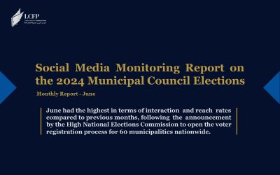 Monitoring social media around municipal council elections (June)