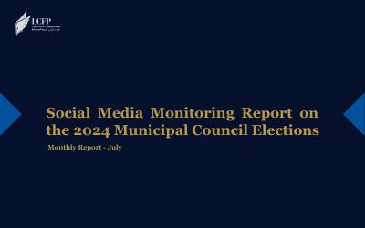 Monitoring social media around municipal council elections (July)